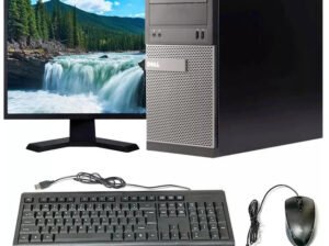 كمبيوتر ديل مكتبي مجدد انتل كور i3 مع شاشة 17 انش + جميع الملحقات + واي فاي